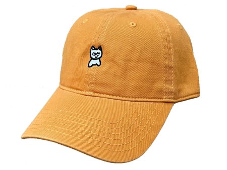 Meow Unstructured Hat [Mustard] Online Sale