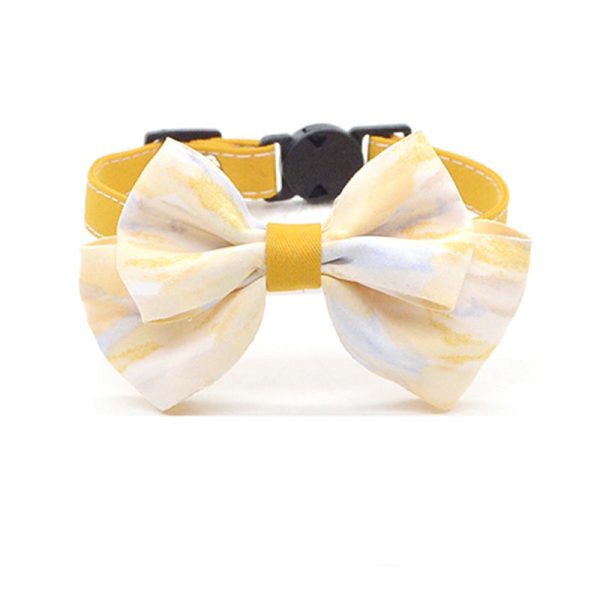 Ink Style Bow Cat Collar Fashion