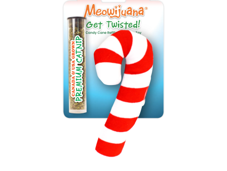 Get Twisted Candy Cane Refillable Cat Toy For Discount