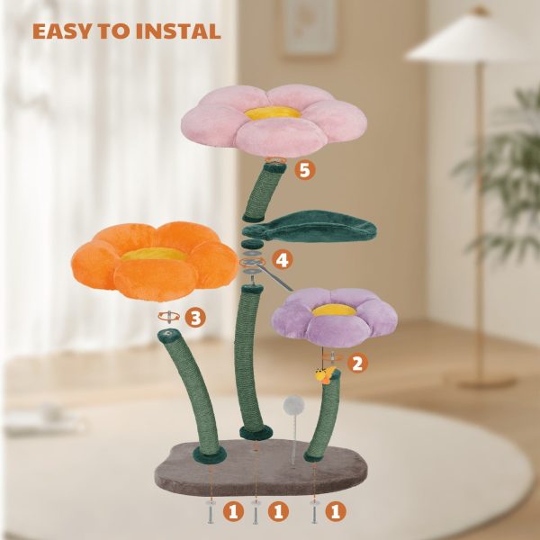 Bloomy Flower Cat Tree Discount