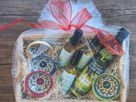 Herb-Infused Vinegar & Olive Oil Gourmet Gift Basket Online Hot Sale