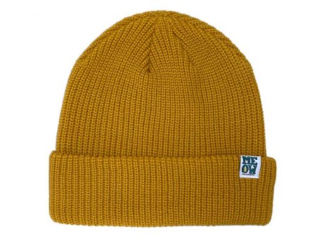 Stacked Cuff Beanie [Mustard] Online Hot Sale