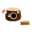 Stump and Red Mushroom Cat Bed Online Sale