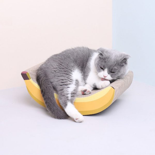 Banana Shaped Cat Scratching Pad Fashion