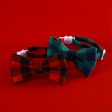 Christmas Plaid Cat Collar-Adjustable Anti-Choking Elegance Online Hot Sale