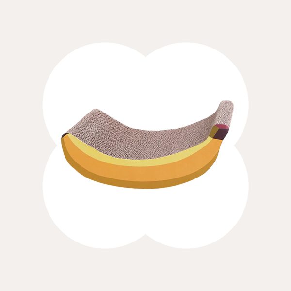 Banana Shaped Cat Scratching Pad Fashion