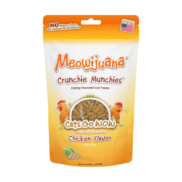 Crunchie Munchies® Chicken and Catnip Flavor Cat Treats Hot on Sale