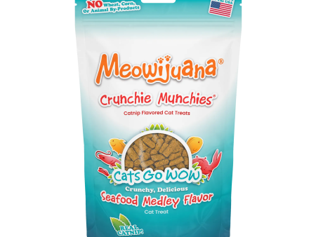 Crunchie Munchies®  Seafood and Catnip Flavor Cat Treats For Cheap