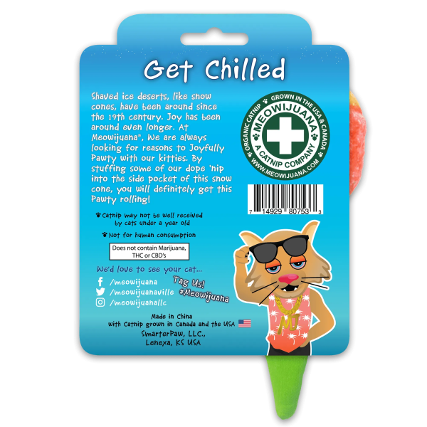 Get Chilled Snow Cone Refillable Cat Toy on Sale