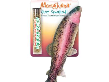 Get Smoked Rainbow Trout Refillable Cat Toy For Cheap