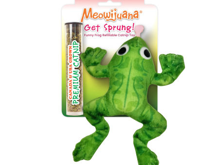 Get Sprung Frog Refillable Cat Toy Sale