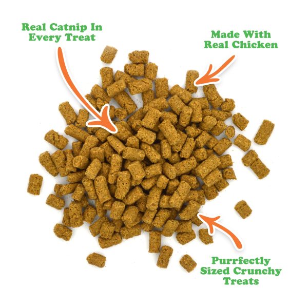 Crunchie Munchies® Chicken and Catnip Flavor Cat Treats Hot on Sale