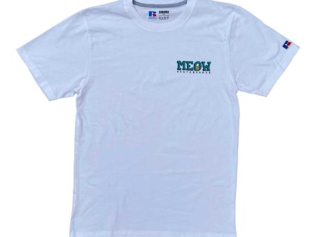 Meow x Russell Bar Logo Tee [White] Supply