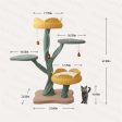 Yellow Tulip Cat Tree For Discount