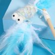 Handmade Goldfish Cat Toy Wand Discount