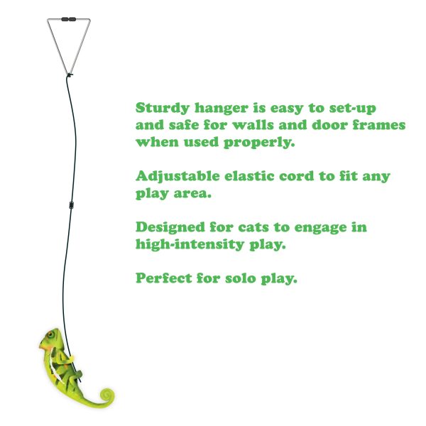 Jump  n  Jamb Chameleon Refillable Interactive Cat Toy Online now