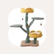 Yellow Tulip Cat Tree For Discount