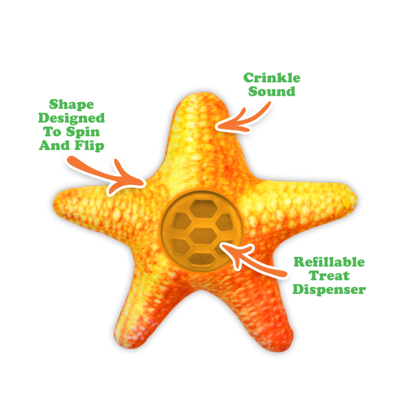 Starfish Treat Dispensing Toy Bundle Discount