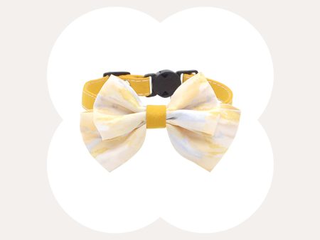 Ink Style Bow Cat Collar Fashion