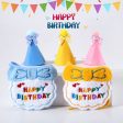 Pet Birthday Party Bib and Hat Fashion