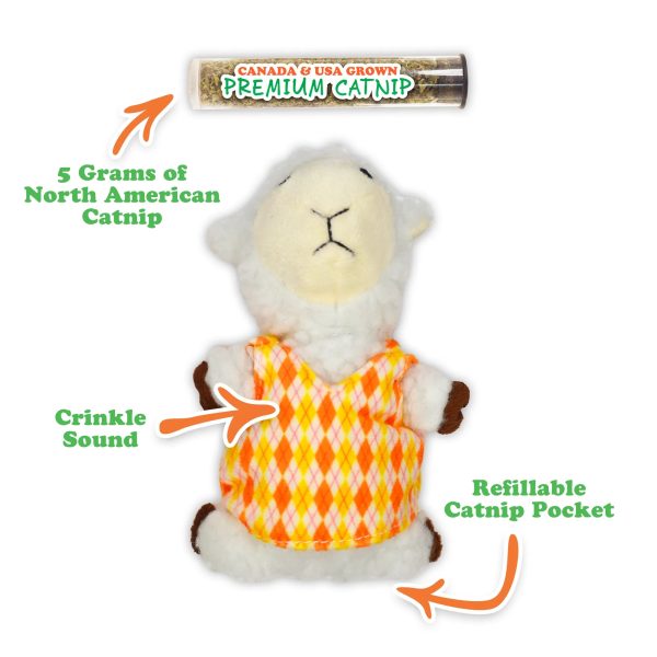 Get Sprung Lamb Refillable Cat Toy Discount