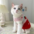 Strawberry Heart Cat Sweater Supply