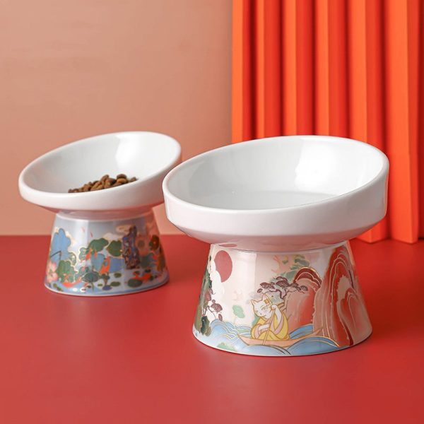 Naughty Cat Ceramic Bowl Online now