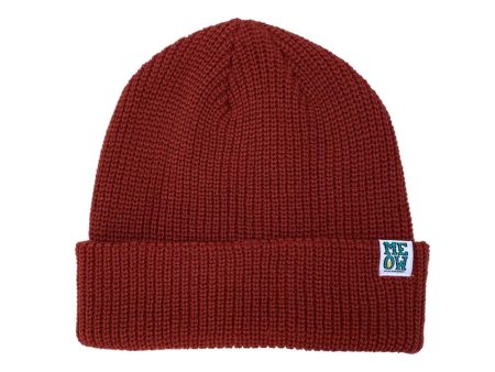 Stacked Cuff Beanie [Maroon] Hot on Sale