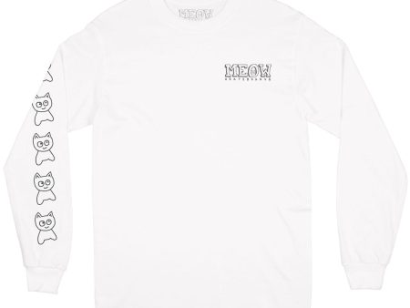 Big Cat L S Tee [White] Sale