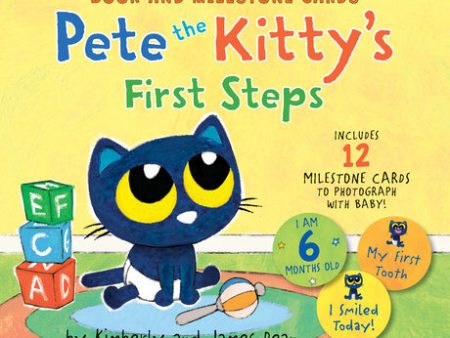 Pete the Kitty s First Steps: Book and Milestone Cards Sale