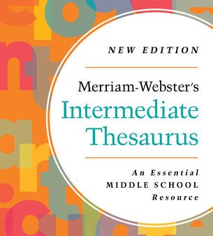 Merriam-Webster s Intermediate Thesaurus For Discount