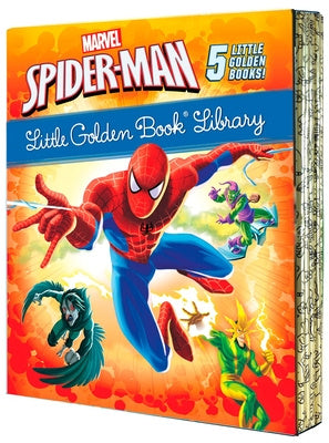 Spider-Man Little Golden Book Library (Marvel): Spider-Man!; Trapped by the Green Goblin; The Big Freeze!; High Voltage!; Night of the Vulture! Supply