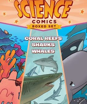 Science Comics Boxed Set: Coral Reefs, Sharks, and Whales on Sale