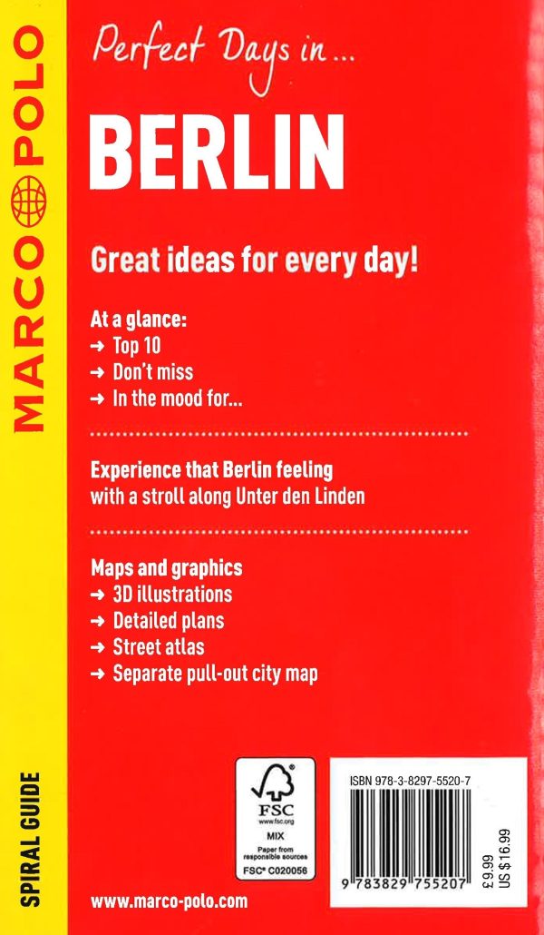 Marco Polo Spiral Guide: Berlin For Discount