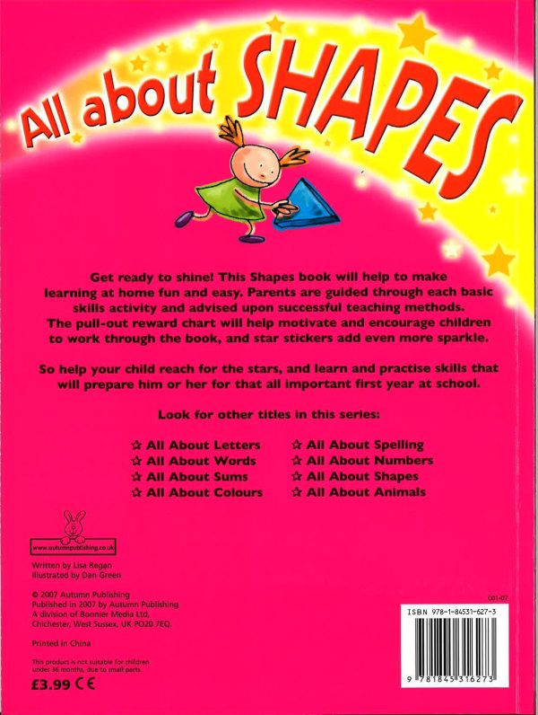 All About Shapes (Ages 4-6) For Sale