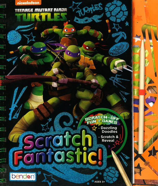 Artistic Studios Teenage Mutant Ninja Turtles Scratch Fantastic Scratch-Off Fun And Games! Playset Online Hot Sale